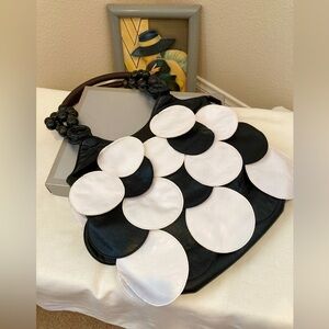 New Black and white cute purse